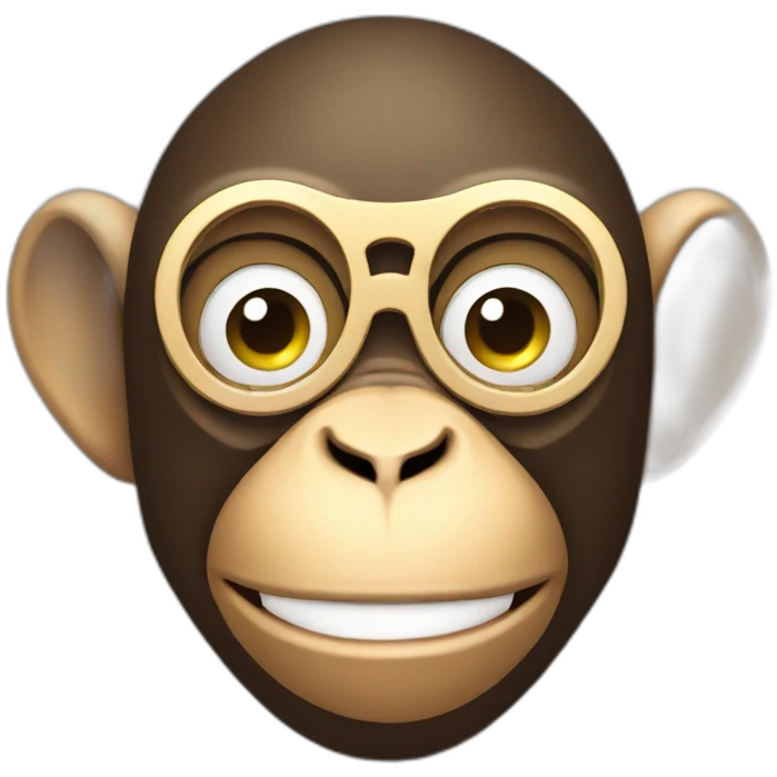 techno monkey emoji