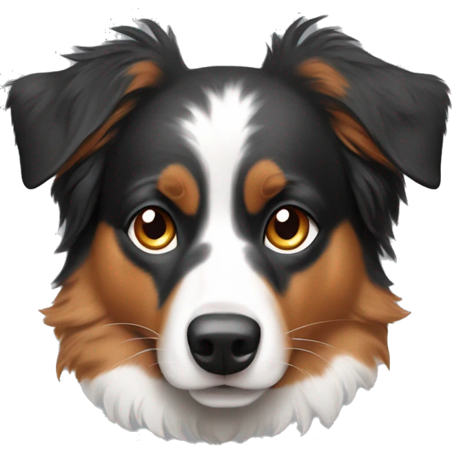 Australian Shepherd wearing a Cincinnati Bengals Jersey  emoji