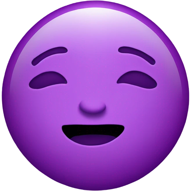 A purple kiss mark emoji
