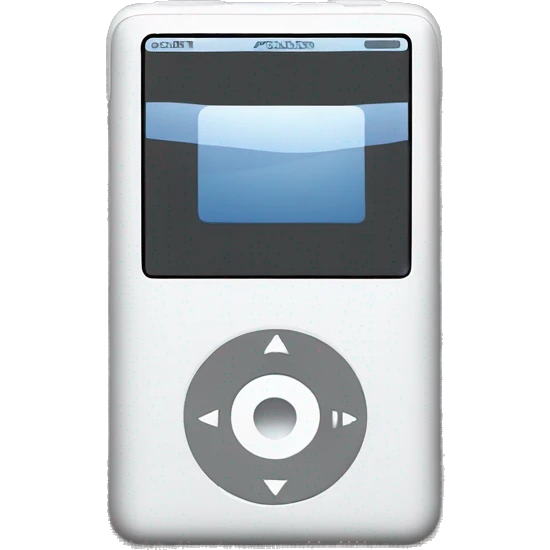 white ipod classic emoji