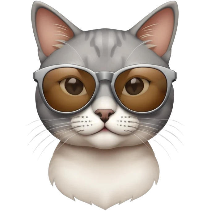 Cat with sungla emoji
