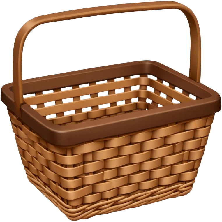 shopping basket facing camera emoji