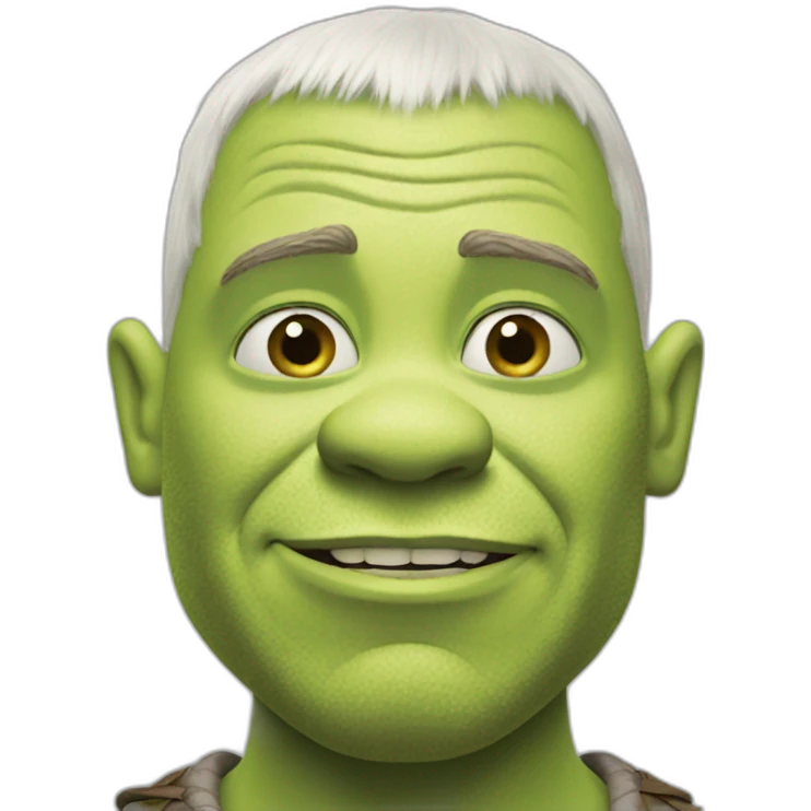 white-shrek emoji