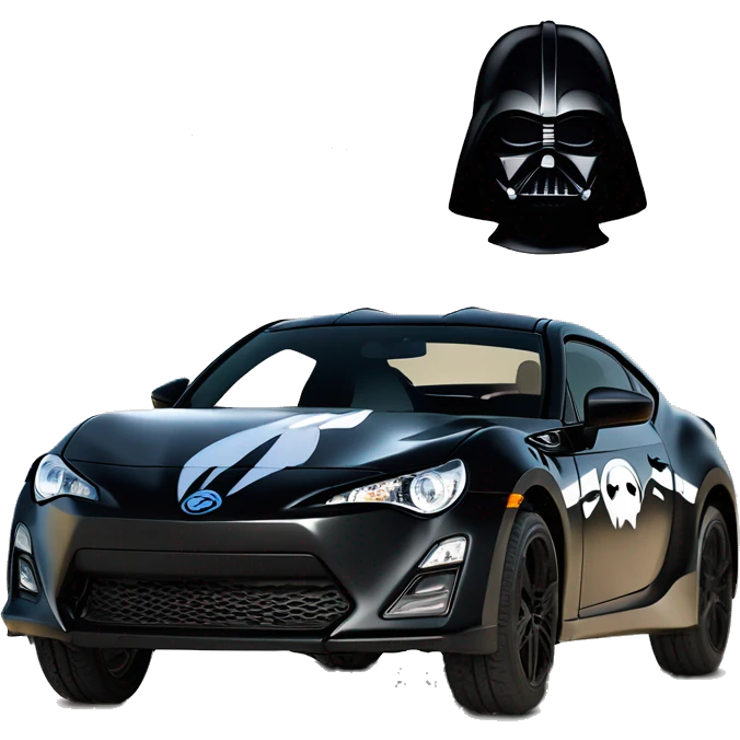 Darth Vader Batman and First Order Jet Trooper themed Scion FR-S  emoji
