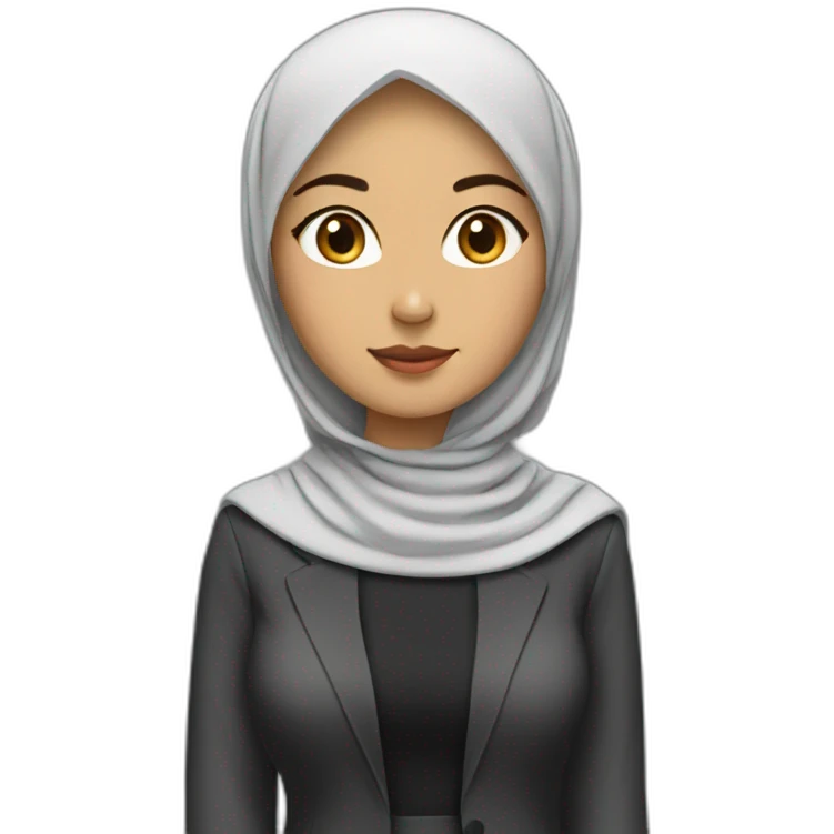 hijabi-asian-girl-lawyer emoji
