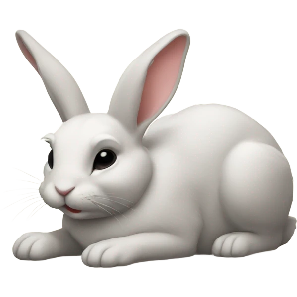Rabbit dreaming emoji