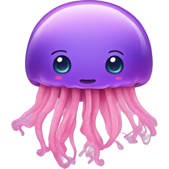  jellyfish with a heart emoji