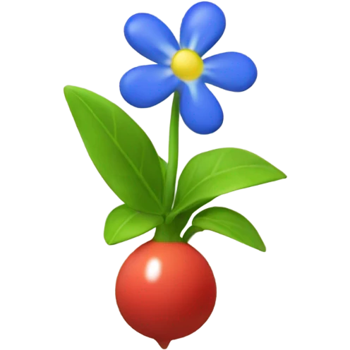 Pikmin with a flower emoji