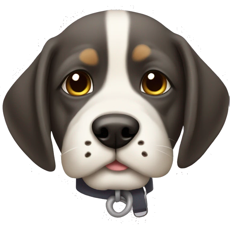 Perro con lazo emoji