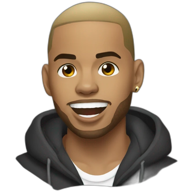 chris brown emoji