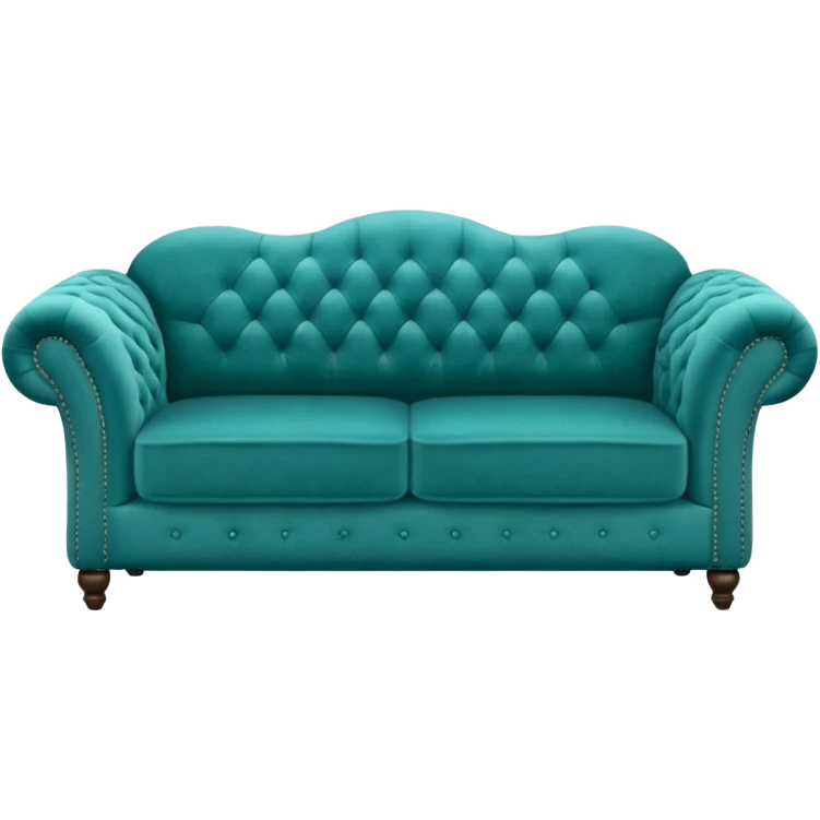 Teal couch emoji