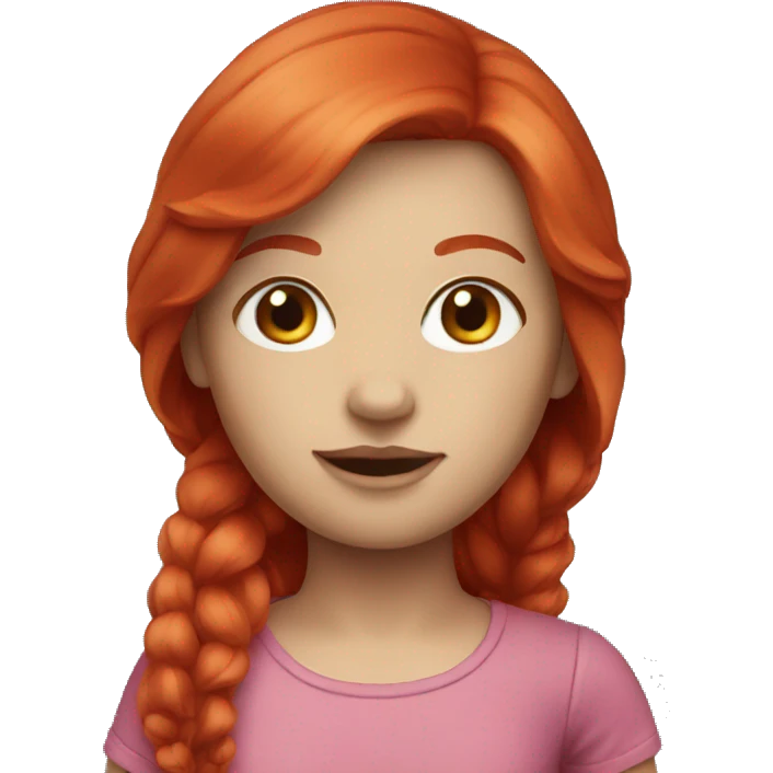 red head doll emoji