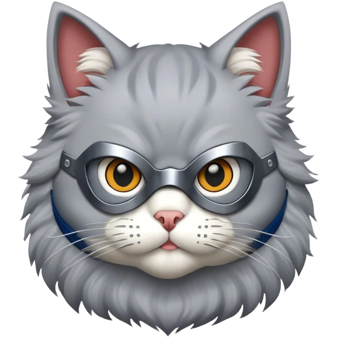 кот в космаске супермена emoji