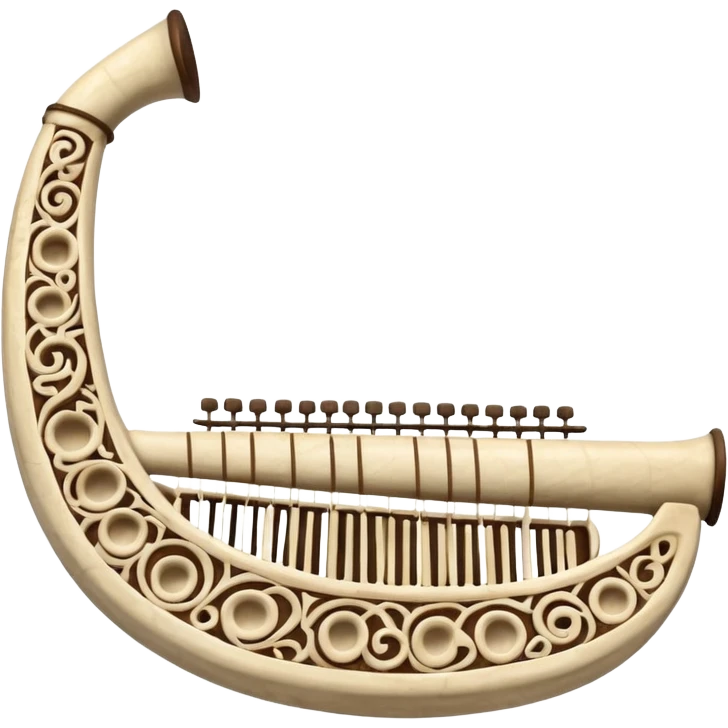 prehistoric musical instrument emoji