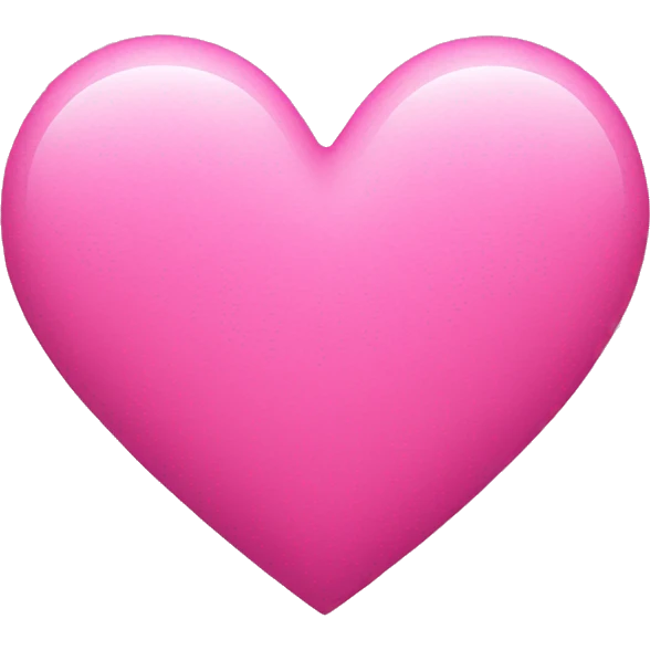 heart in pink emoji