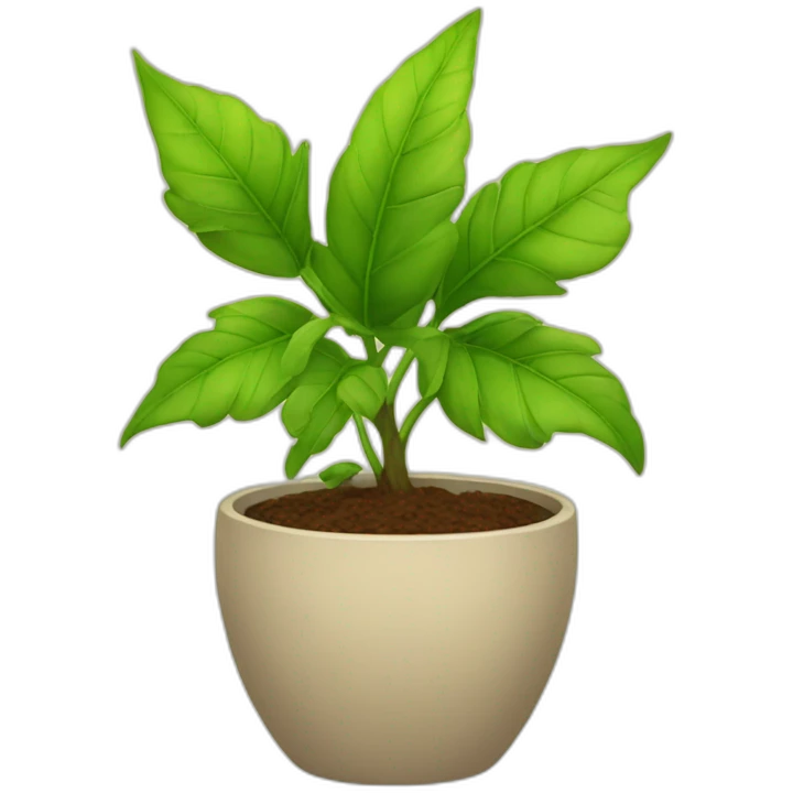 Godly plant in a pot emoji