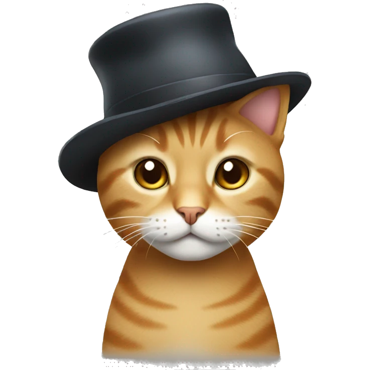 Cat with a hat emoji