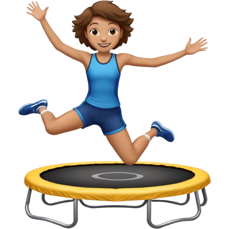 Human Jump Trampoline "Jump Off" emoji