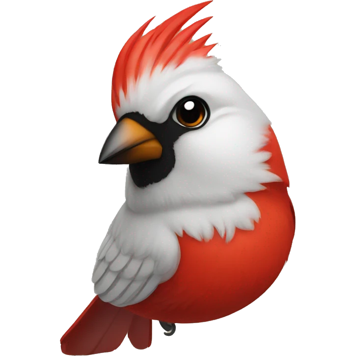 Cardinal bird emoji