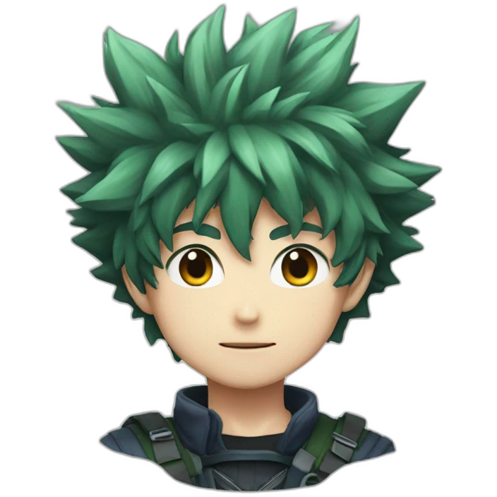 Izuku dark emoji