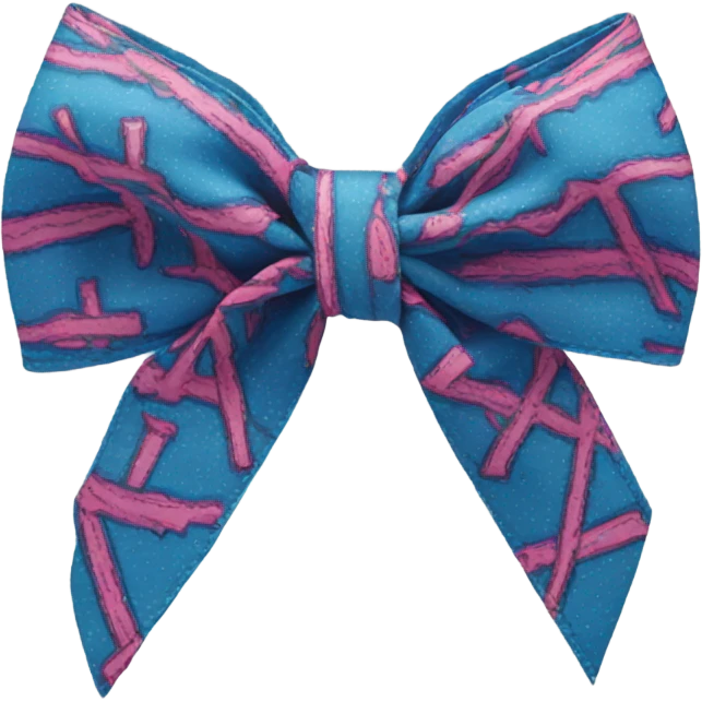 Preppy bow emoji