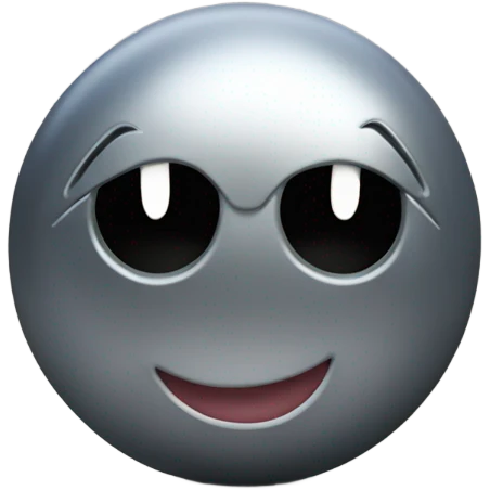 Metal Kirby ball with wheels emoji