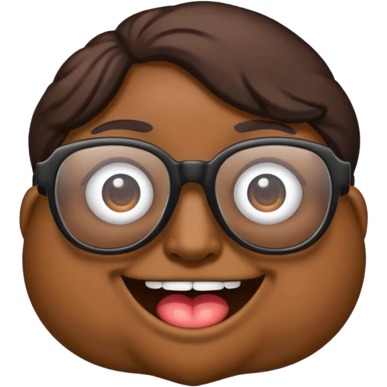 Poop emoji with diamond teeth and black glasses  emoji