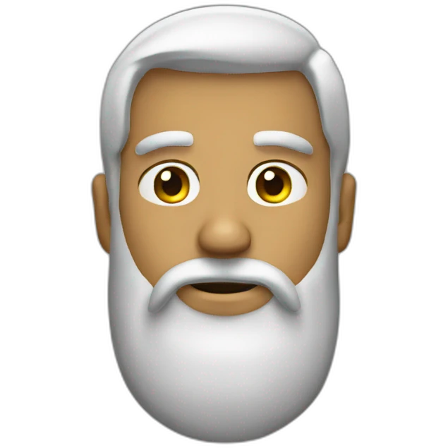 Beard men emoji