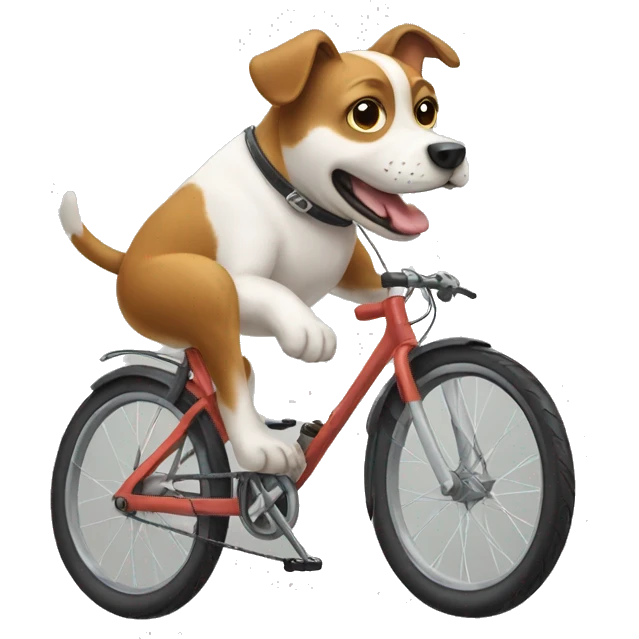 dog bike emoji
