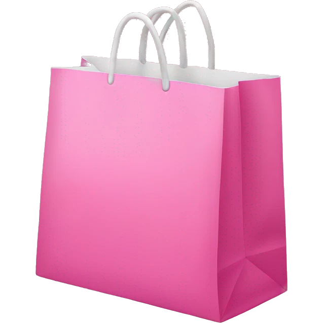 Pink Shopping bag  emoji