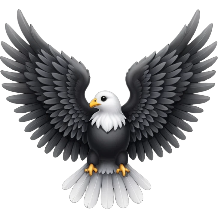 black angel wing emoji