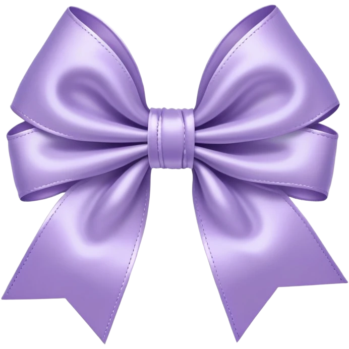 Pastel purple bow  emoji