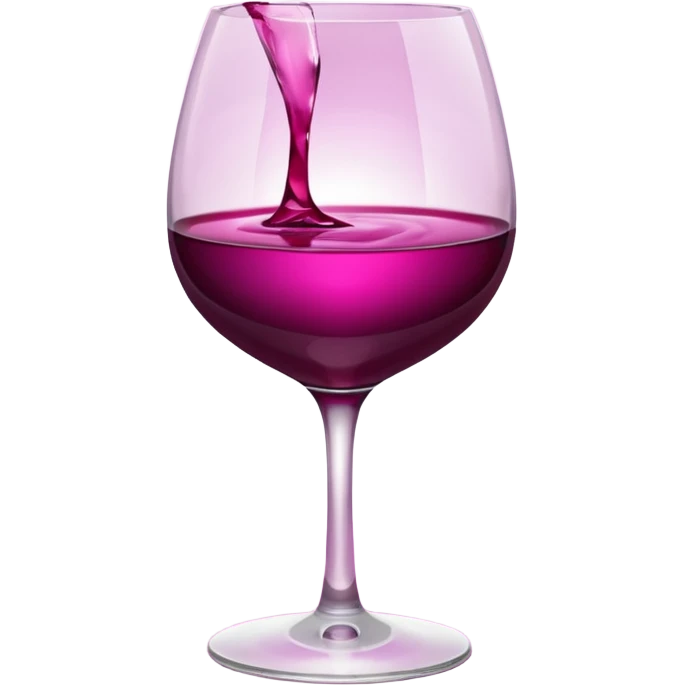 Magenta wine emoji