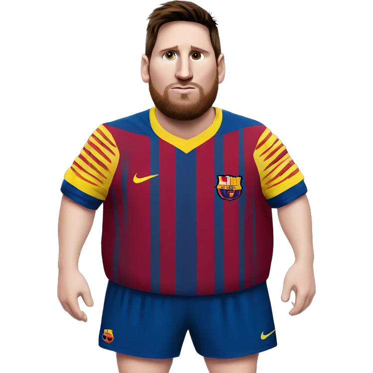 messi fat emoji