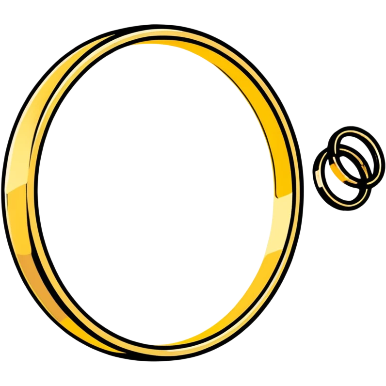 Crie uma aliança de ouro emoji