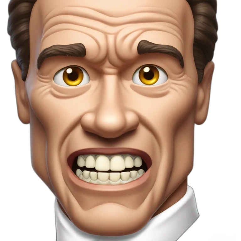 arnold schwarzenegger noteeth dracula emoji