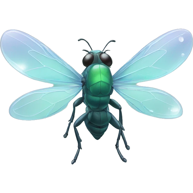 Crystal fly emoji