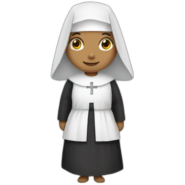 nun back emoji