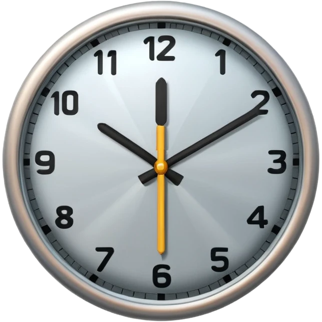 An emoji with a clock emoji