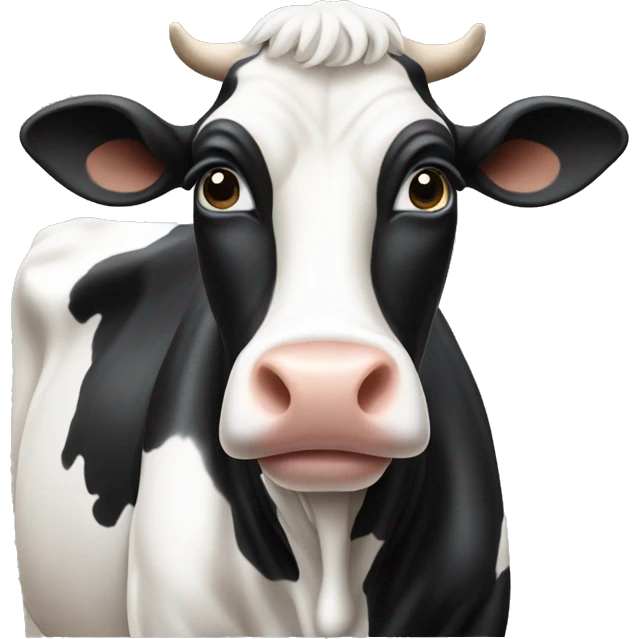 Holstein cow emoji