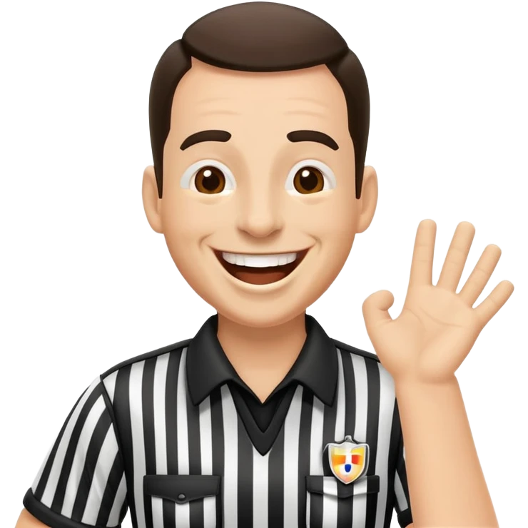 referee laughing emoji