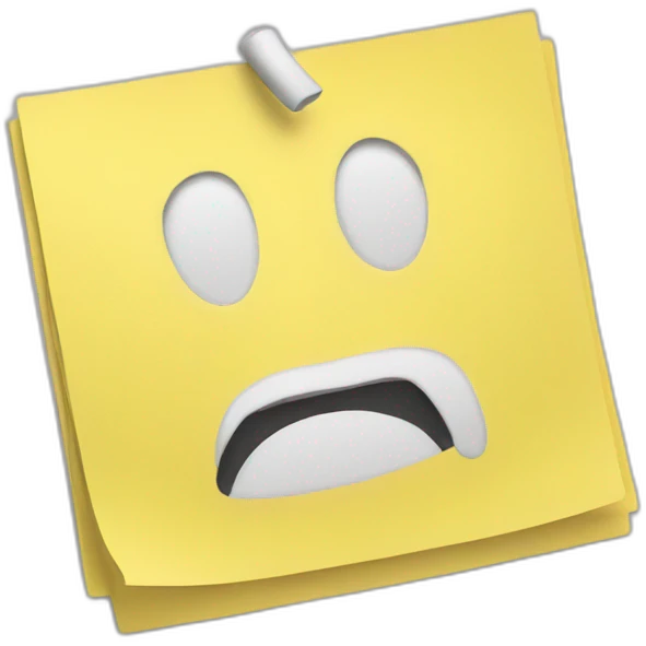 sticky-note emoji