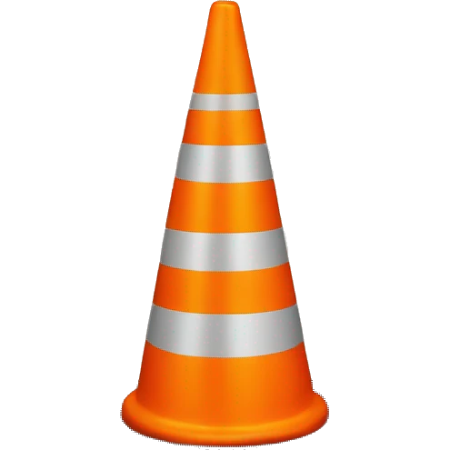 Traffic cone  emoji