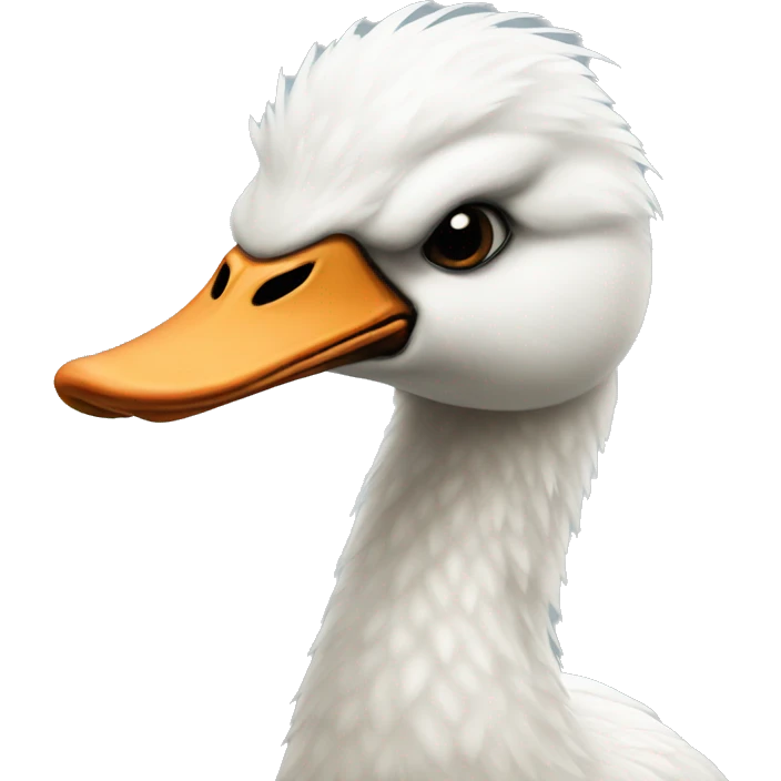angry swan emoji