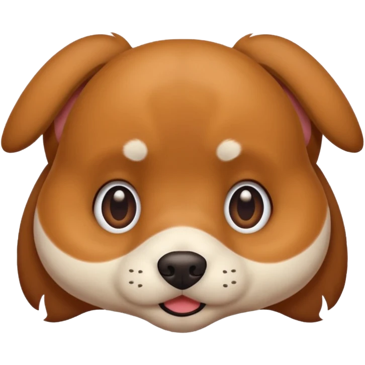 Dog rolling eyes emoji