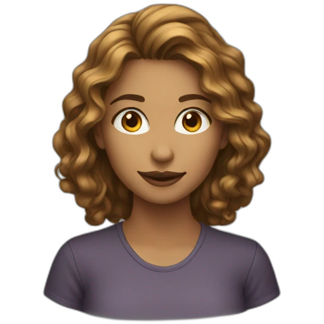 wavy-hair-young-adult-female emoji