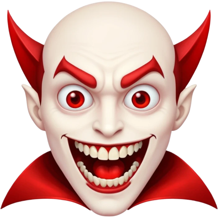 red vampire emoji