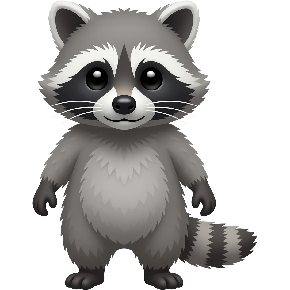 Raccoon emoji
