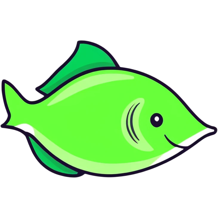 Green blohsh  emoji