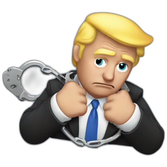trump-in-handcuffs emoji